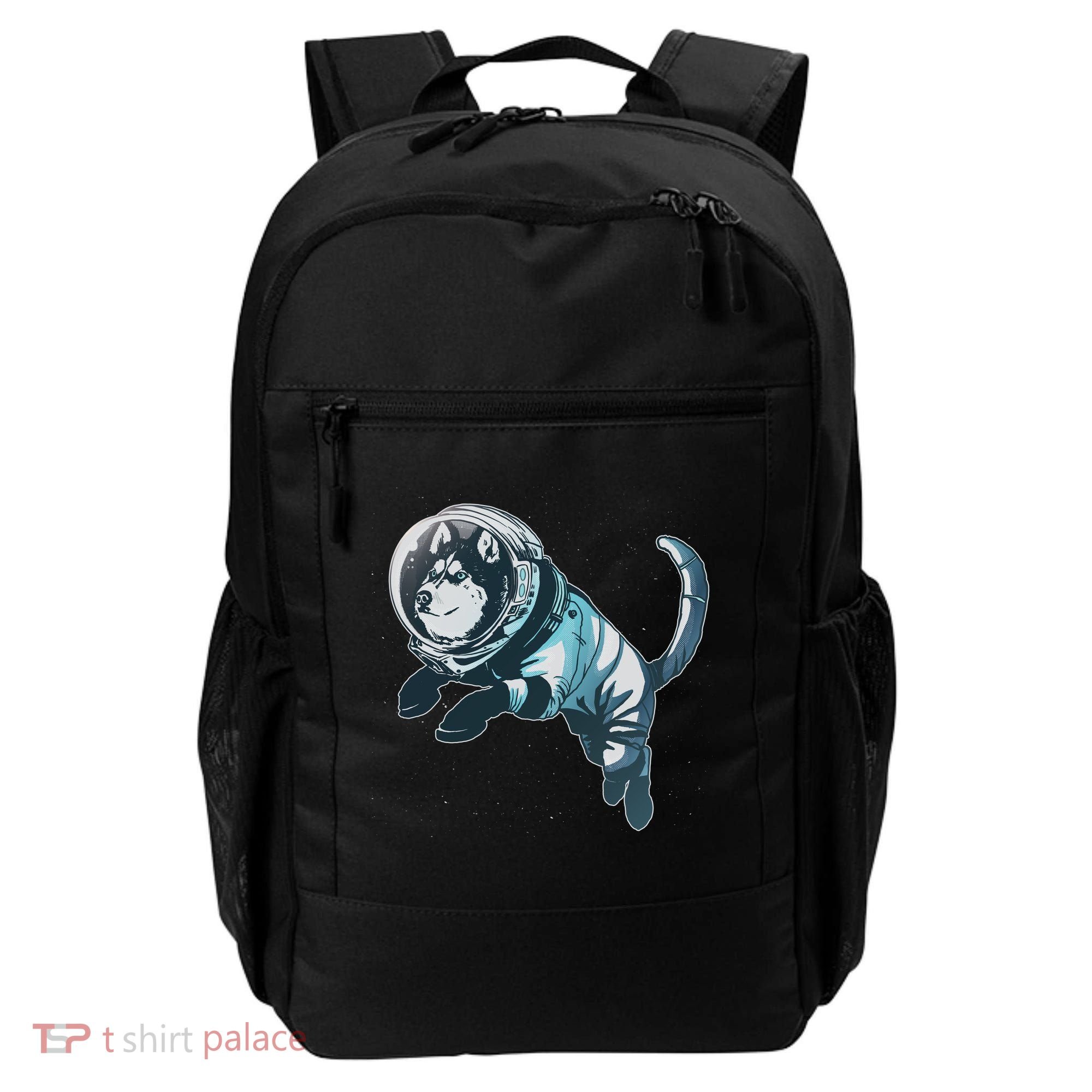 Astronaut Husky Dog Space Backpack