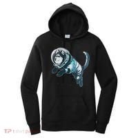 Astronaut Husky Dog Space Women's Hoodie thumb 0