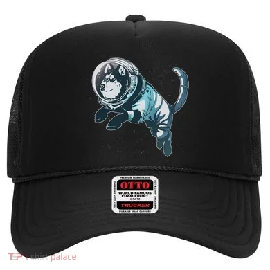 Astronaut Husky Dog Space Hat
