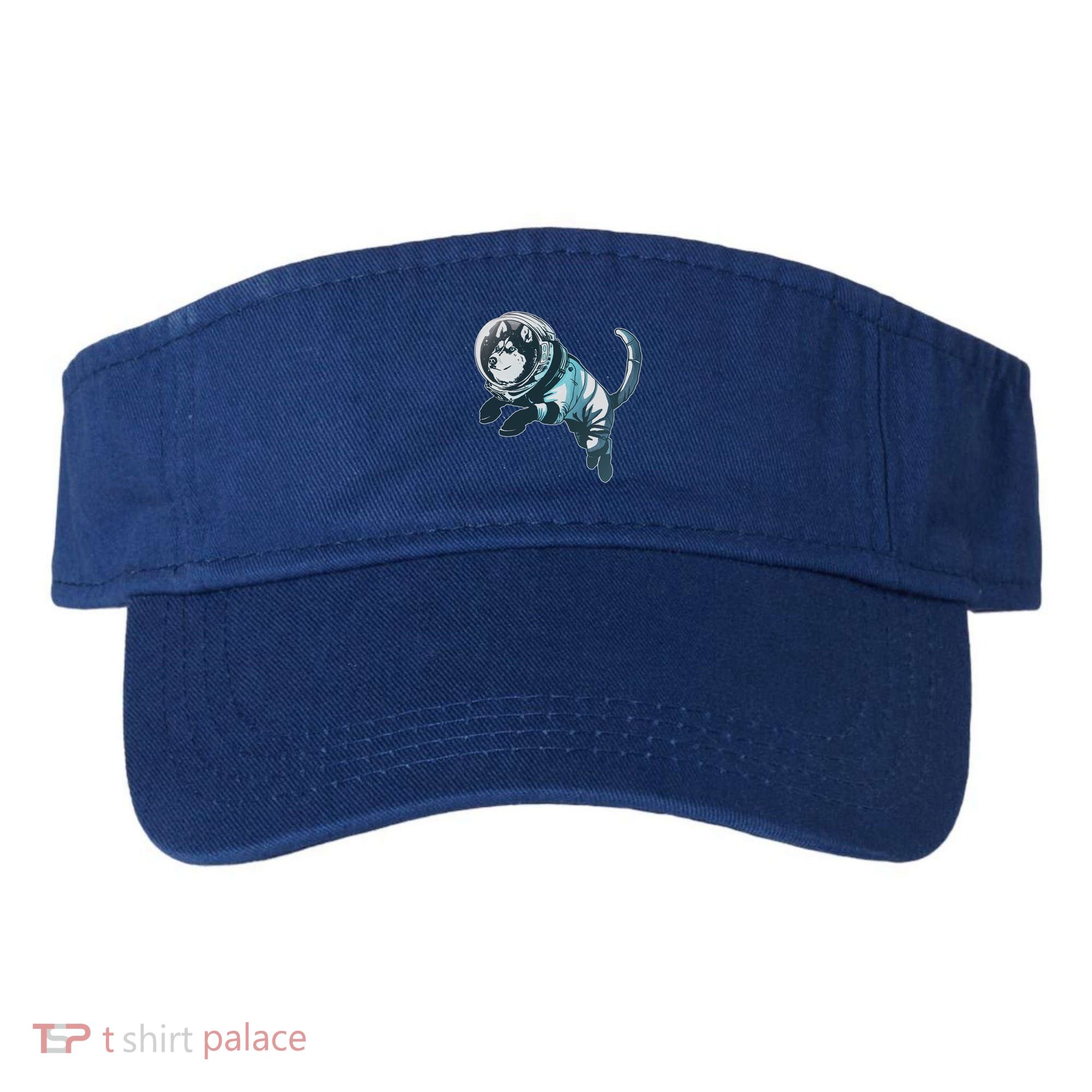 Astronaut Husky Dog Space Visor