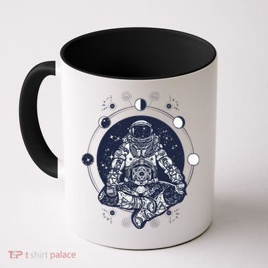 Astronaut in the lotus position Coffee Mug