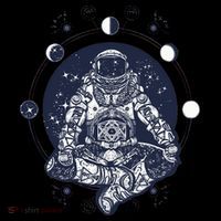Astronaut in the lotus position Coffee Mug thumb 5