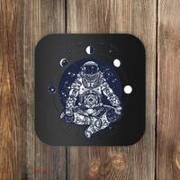Astronaut in the lotus position Coaster thumb 0