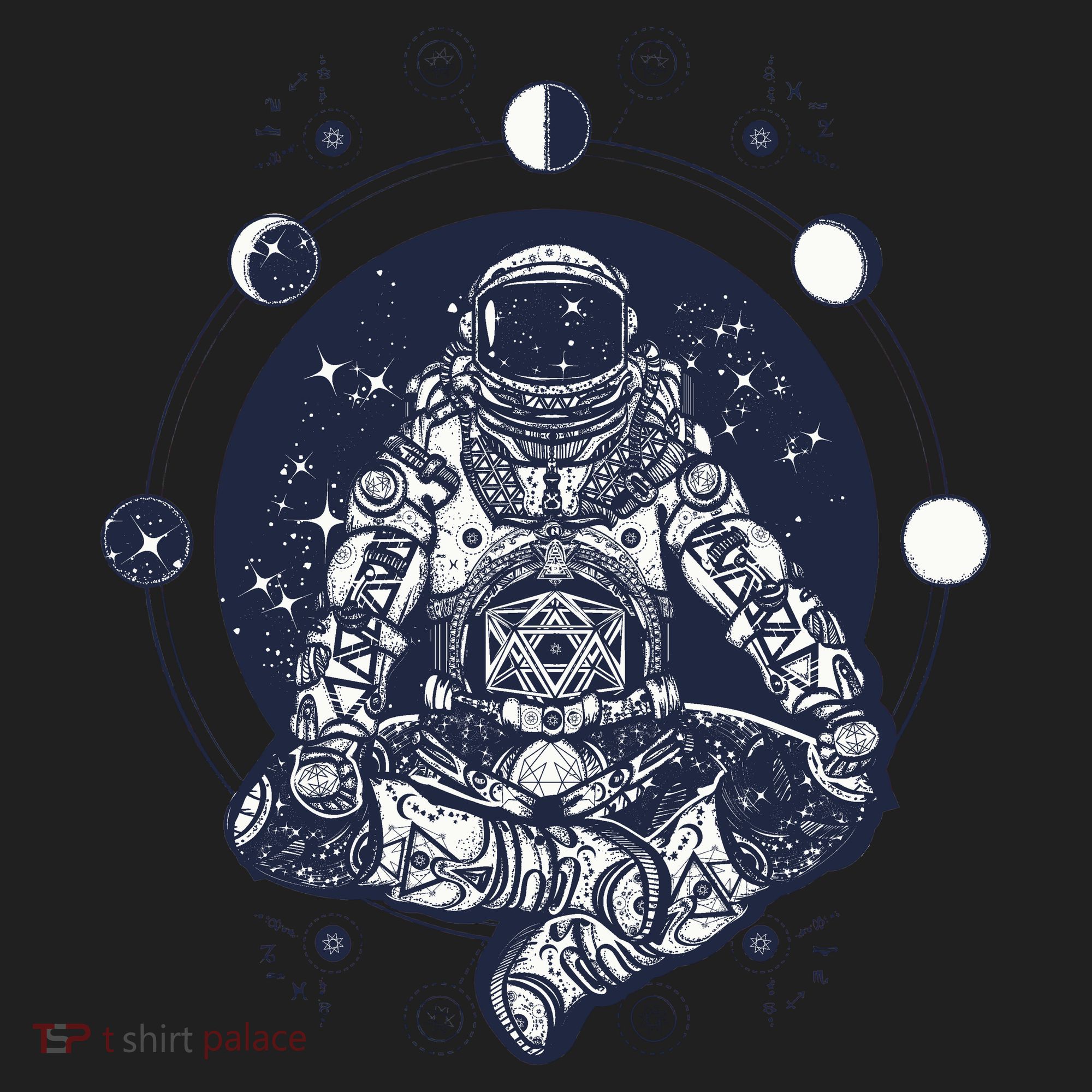 Astronaut in the lotus position Tumbler