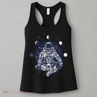 Astronaut in the lotus position Women's Tank Top thumb 3