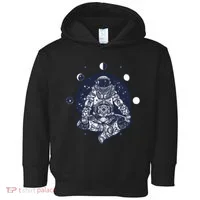 Astronaut in the lotus position Toddler Hoodie thumb 0