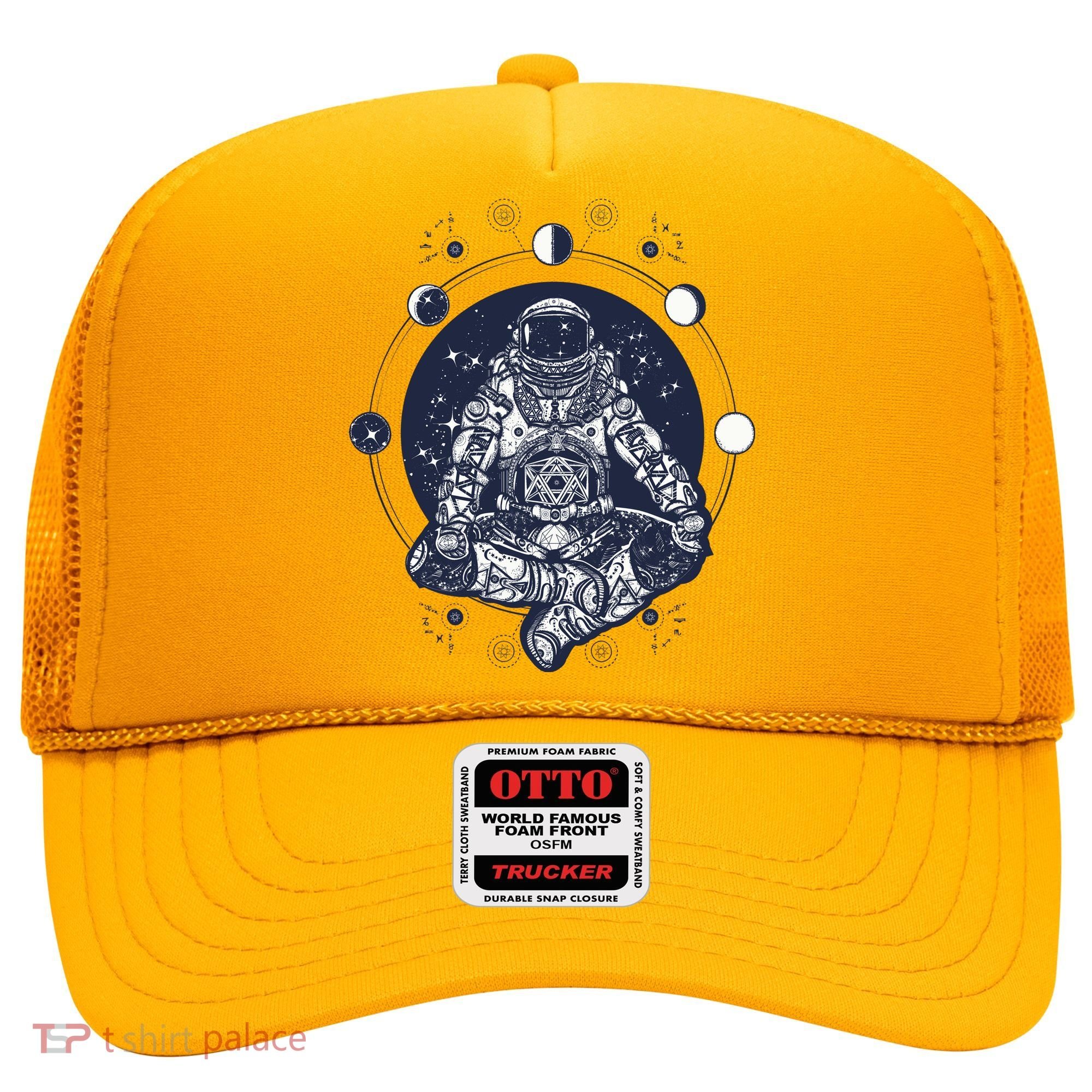 Astronaut in the lotus position Hat