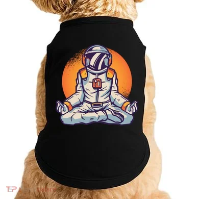 Astronaut Meditating Doggie Tank