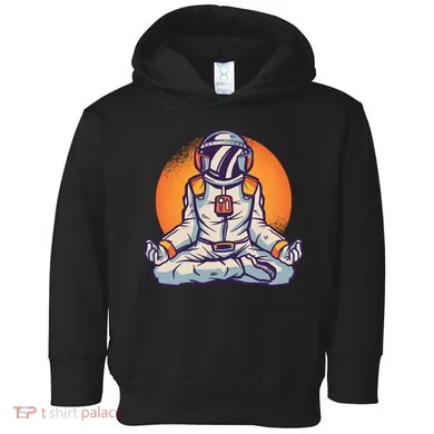Astronaut Meditating Toddler Hoodie