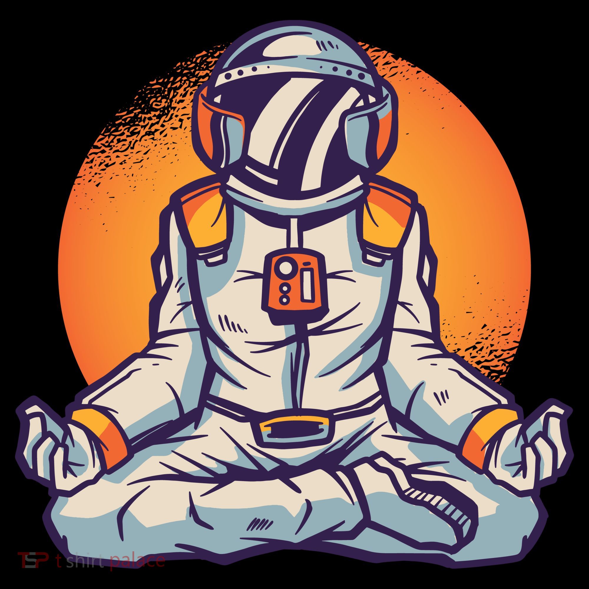Astronaut Meditating Visor