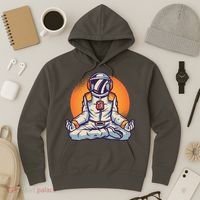 Astronaut Meditating Hoodie thumb 3