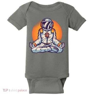 Astronaut Meditating Baby Bodysuit