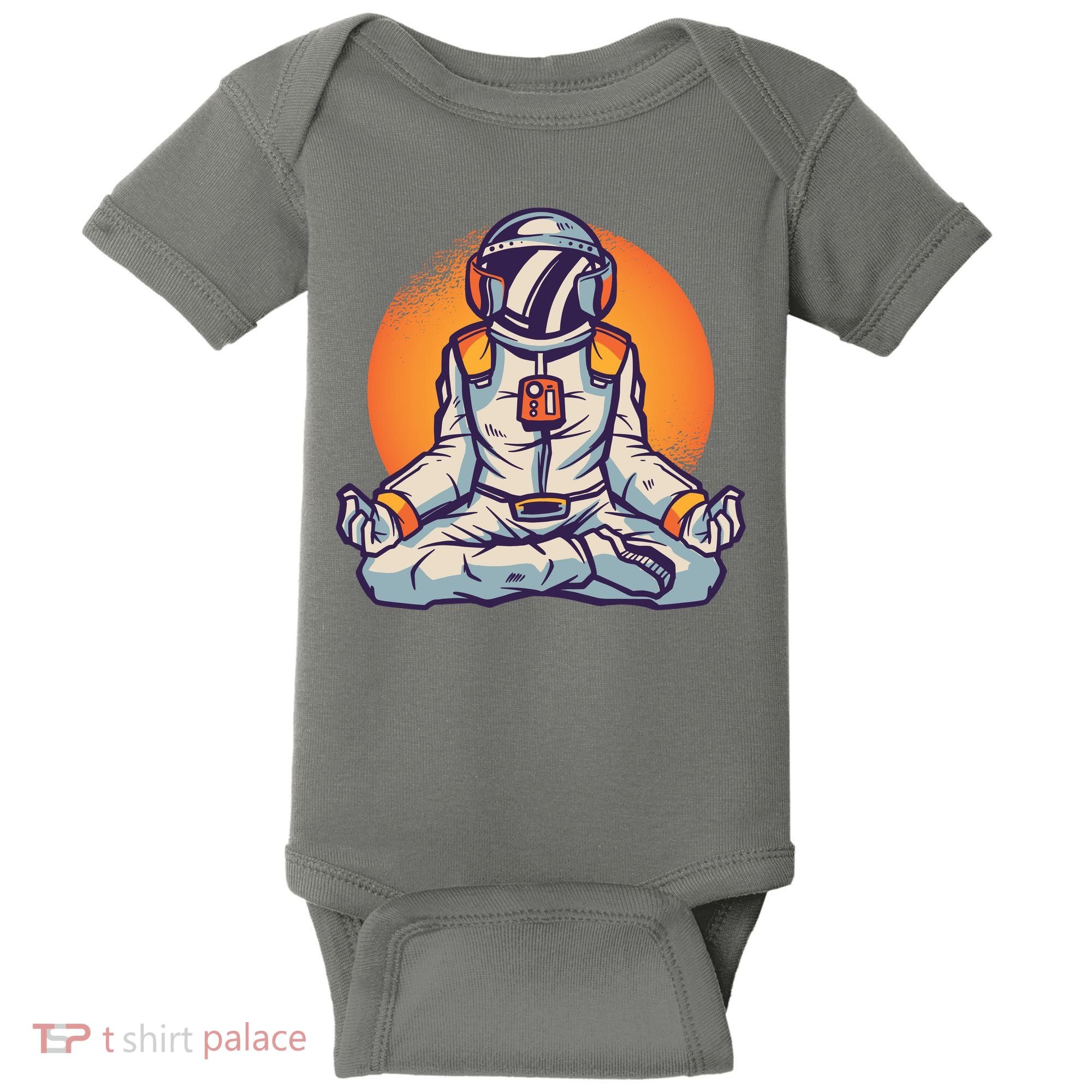 Astronaut Meditating Baby Bodysuit