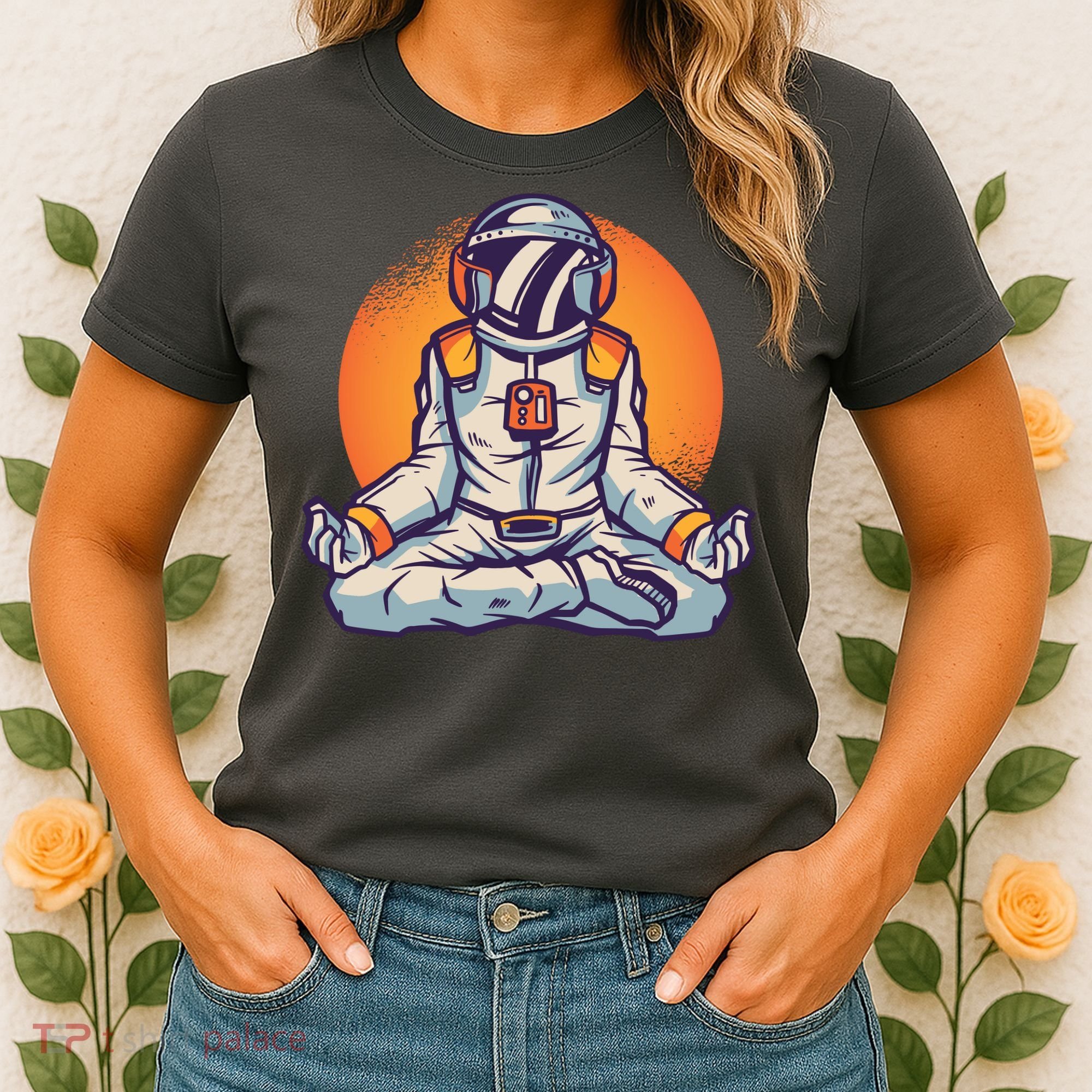 Astronaut Meditating Women's T-Shirt
