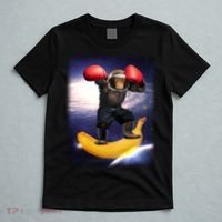 Astronaut Monkey Boxing In Space T-Shirt thumb 5