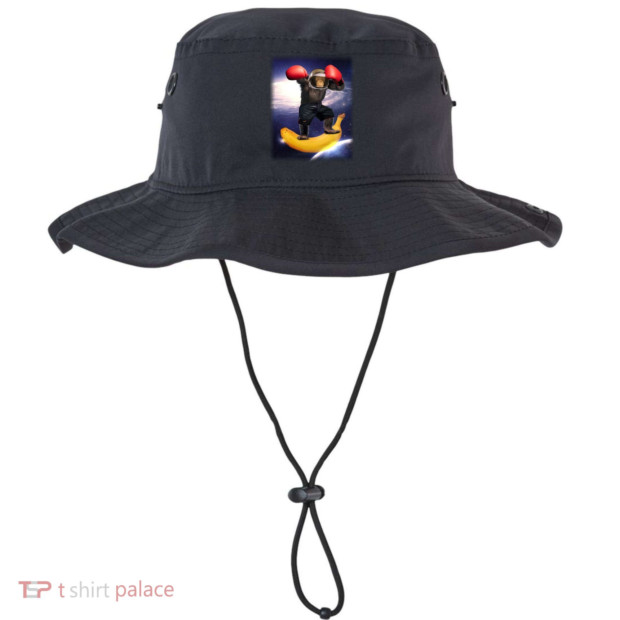 Astronaut Monkey Boxing In Space Bucket Hat