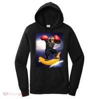 Astronaut Monkey Boxing In Space Women's Hoodie thumb 0