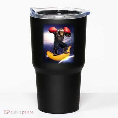 Astronaut Monkey Boxing In Space Tumbler