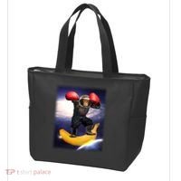 Astronaut Monkey Boxing In Space Tote Bag thumb 3