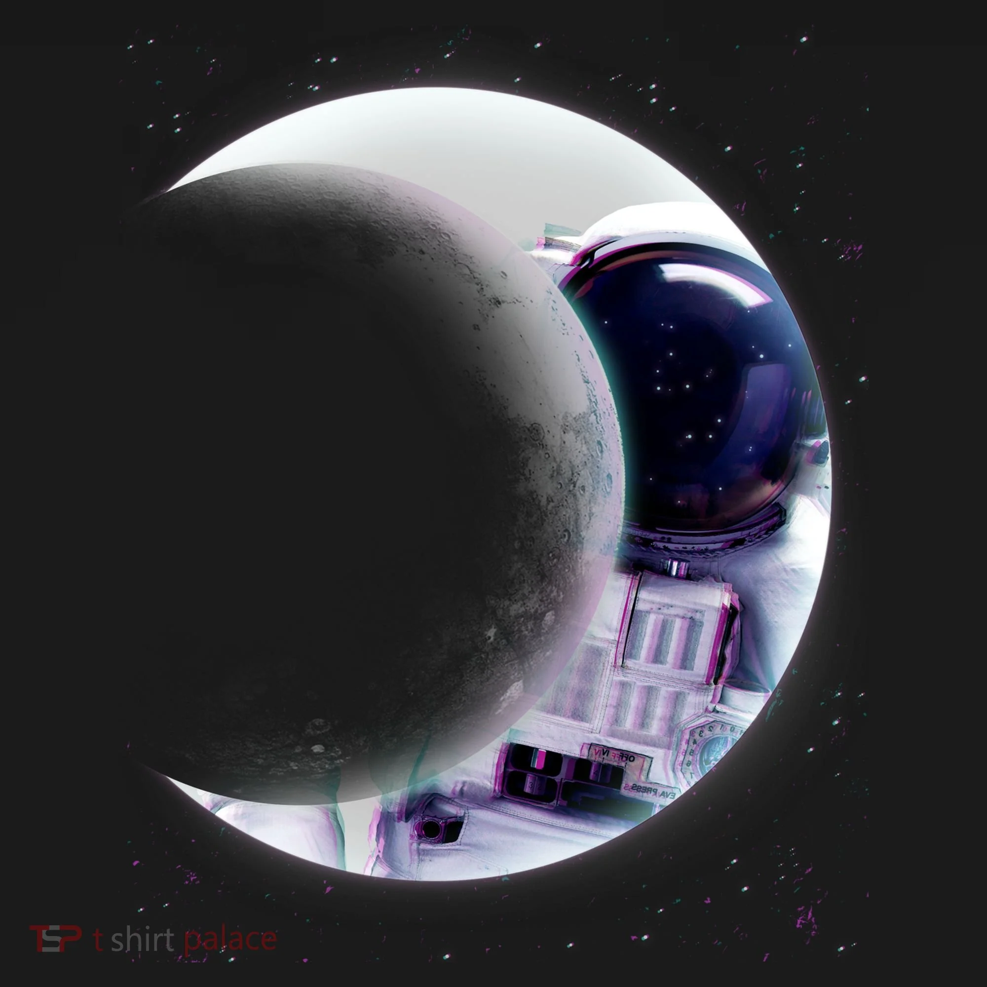 Astronaut Moon Doggie Tank