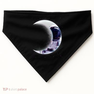 Astronaut Moon USA-Made Doggie Bandana