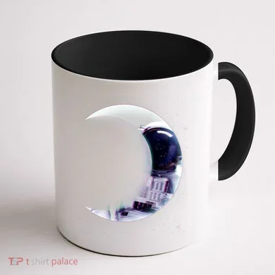 Astronaut Moon Coffee Mug back