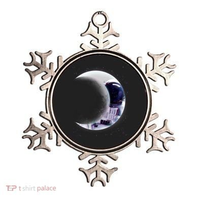Astronaut Moon Ornament