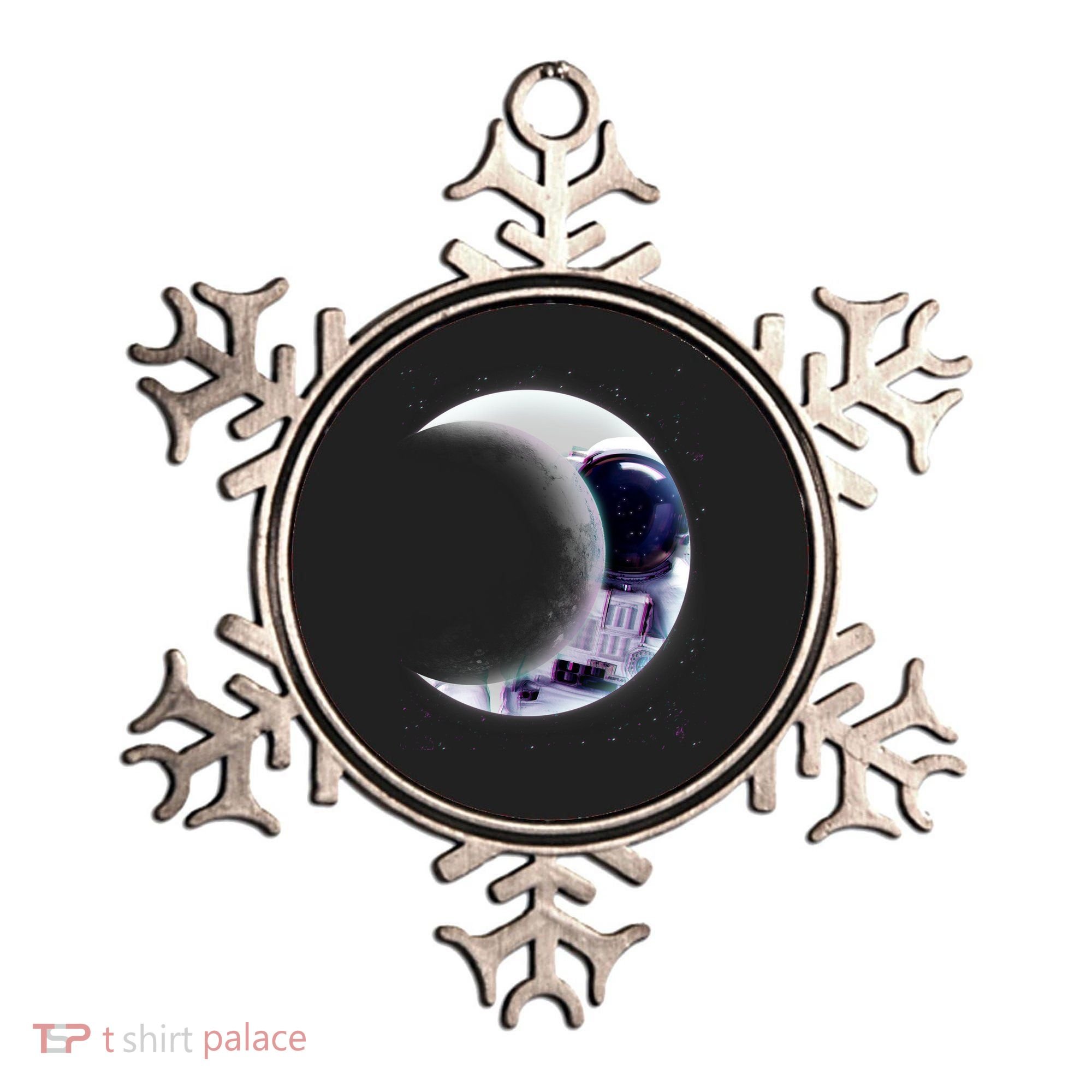 Astronaut Moon Ornament
