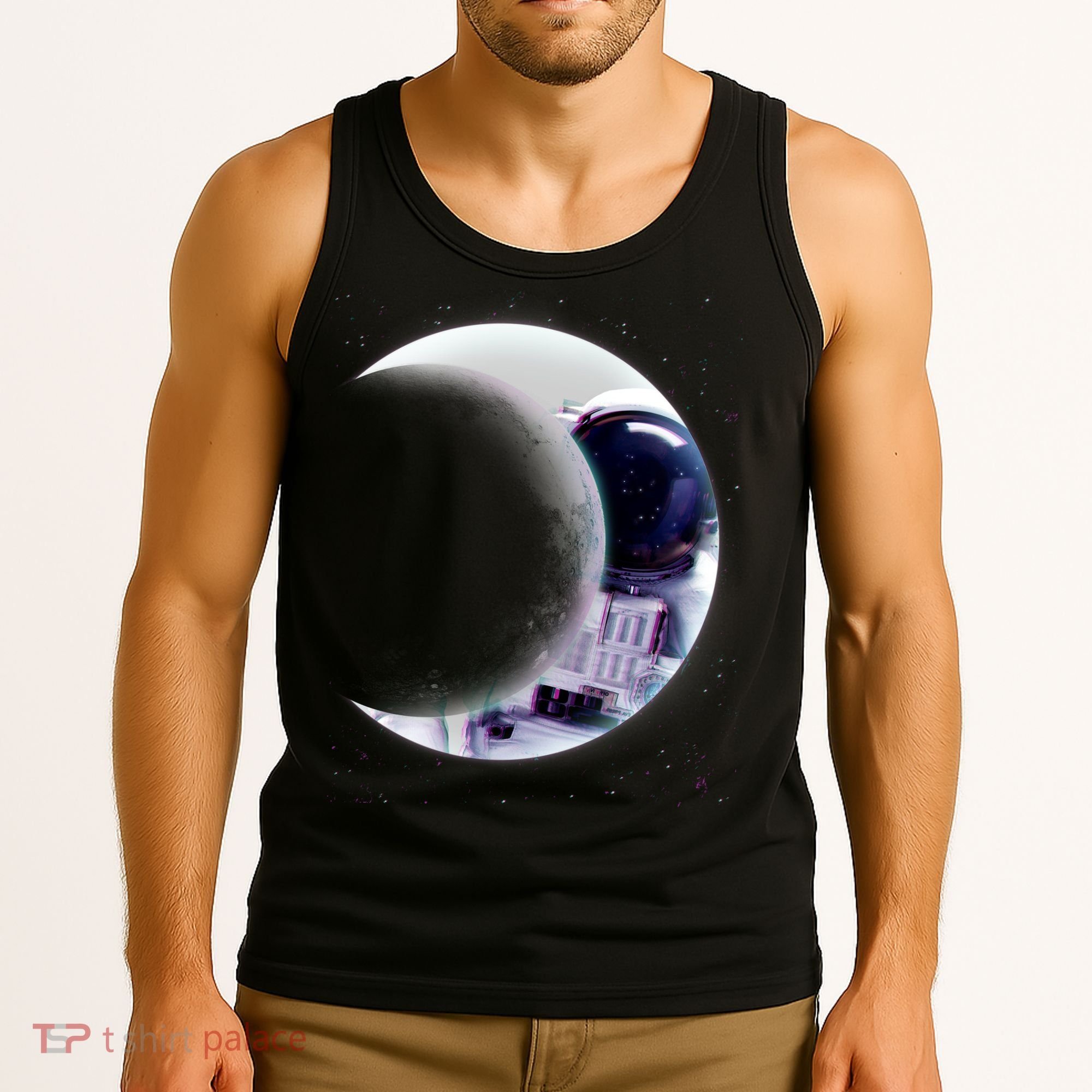 Astronaut Moon Tank Top