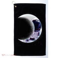 Astronaut Moon Golf Towel thumb 0