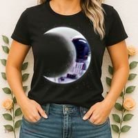 Astronaut Moon Women's T-Shirt thumb 2
