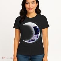 Astronaut Moon Women's T-Shirt thumb 4