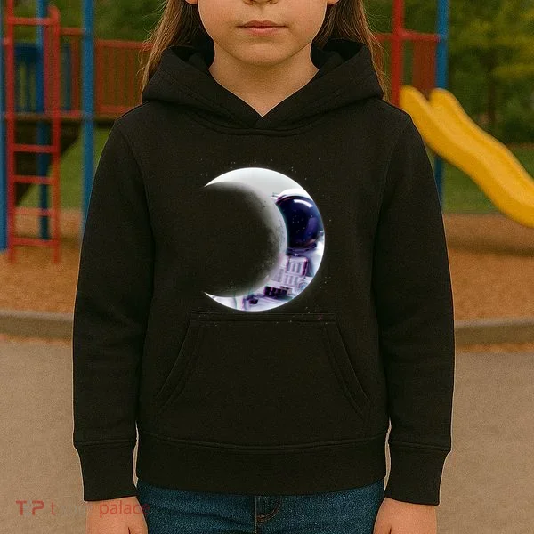 Astronaut Moon Kids Hoodie