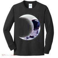 Astronaut Moon Kids Long Sleeve Shirt thumb 0