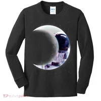Astronaut Moon Kids Long Sleeve Shirt thumb 0