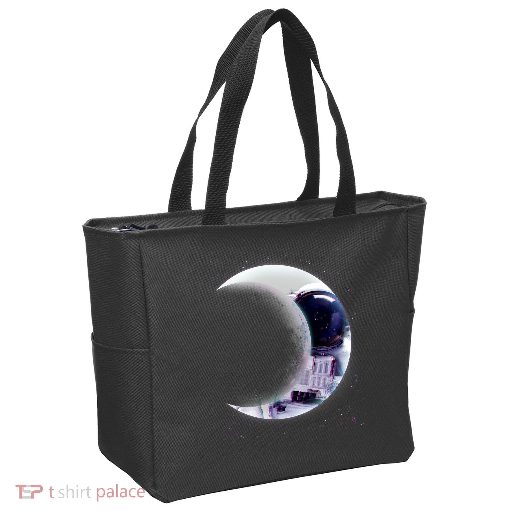 Astronaut Moon Tote Bag