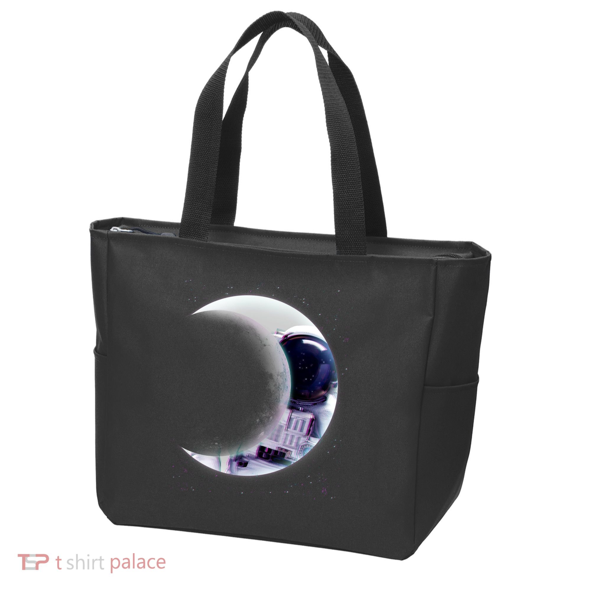 Astronaut Moon Tote Bag