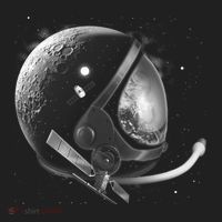 Astronaut Moon Helmet Women's Sweatshirt thumb 2