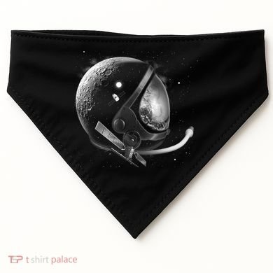 Astronaut Moon Helmet USA-Made Doggie Bandana
