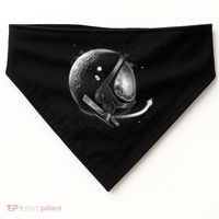 Astronaut Moon Helmet USA-Made Doggie Bandana thumb 0