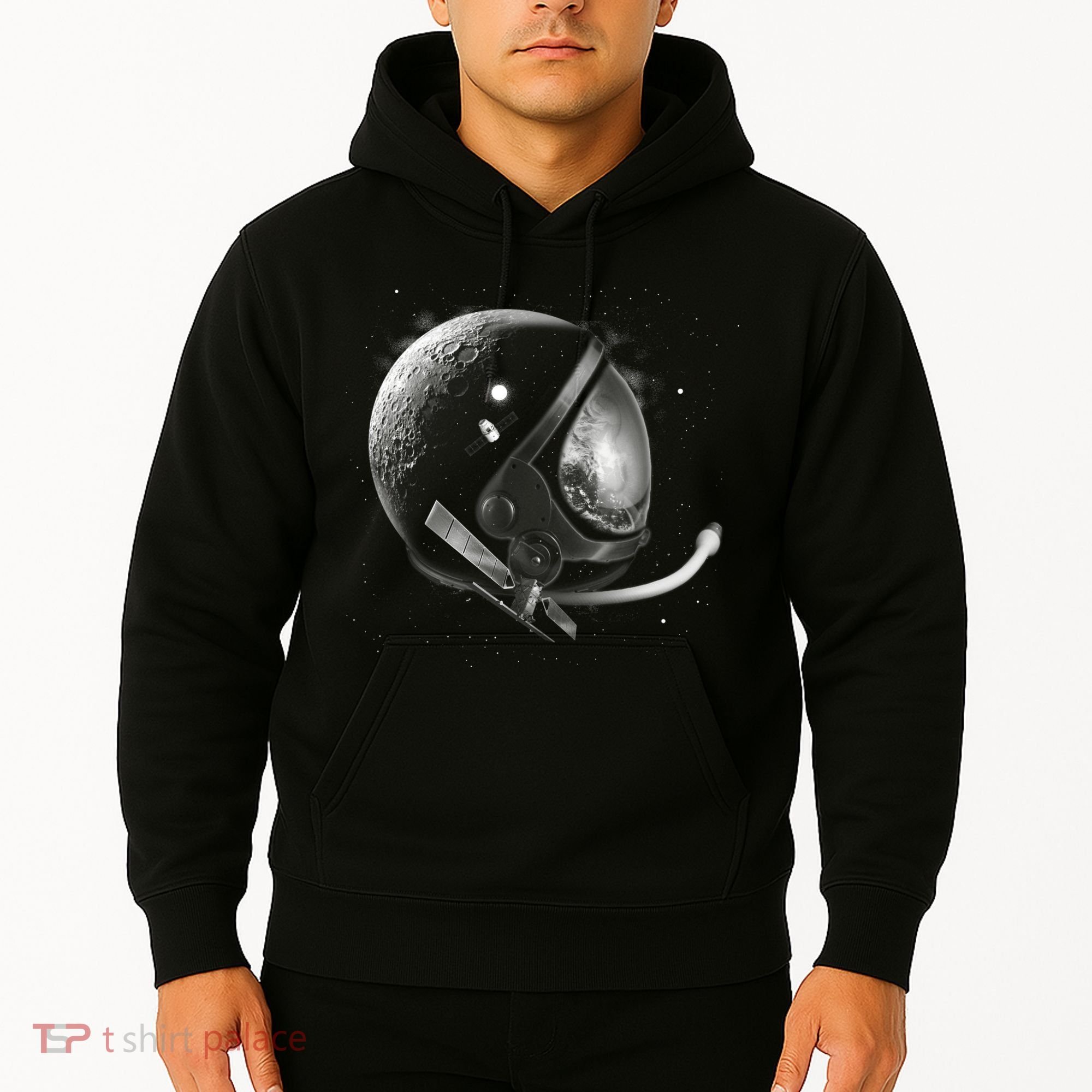 Astronaut Moon Helmet Hoodie