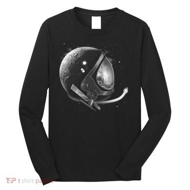 Astronaut Moon Helmet Long Sleeve Shirt