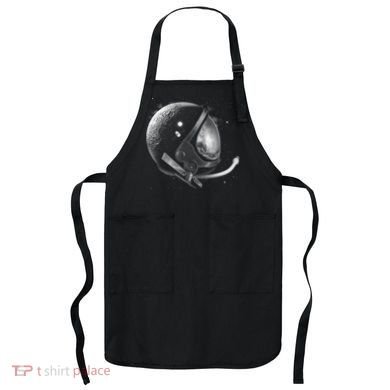 Astronaut Moon Helmet Apron