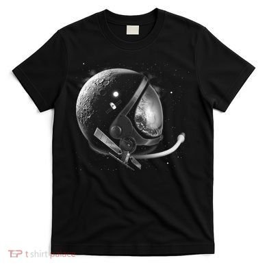 Astronaut Moon Helmet T-Shirt