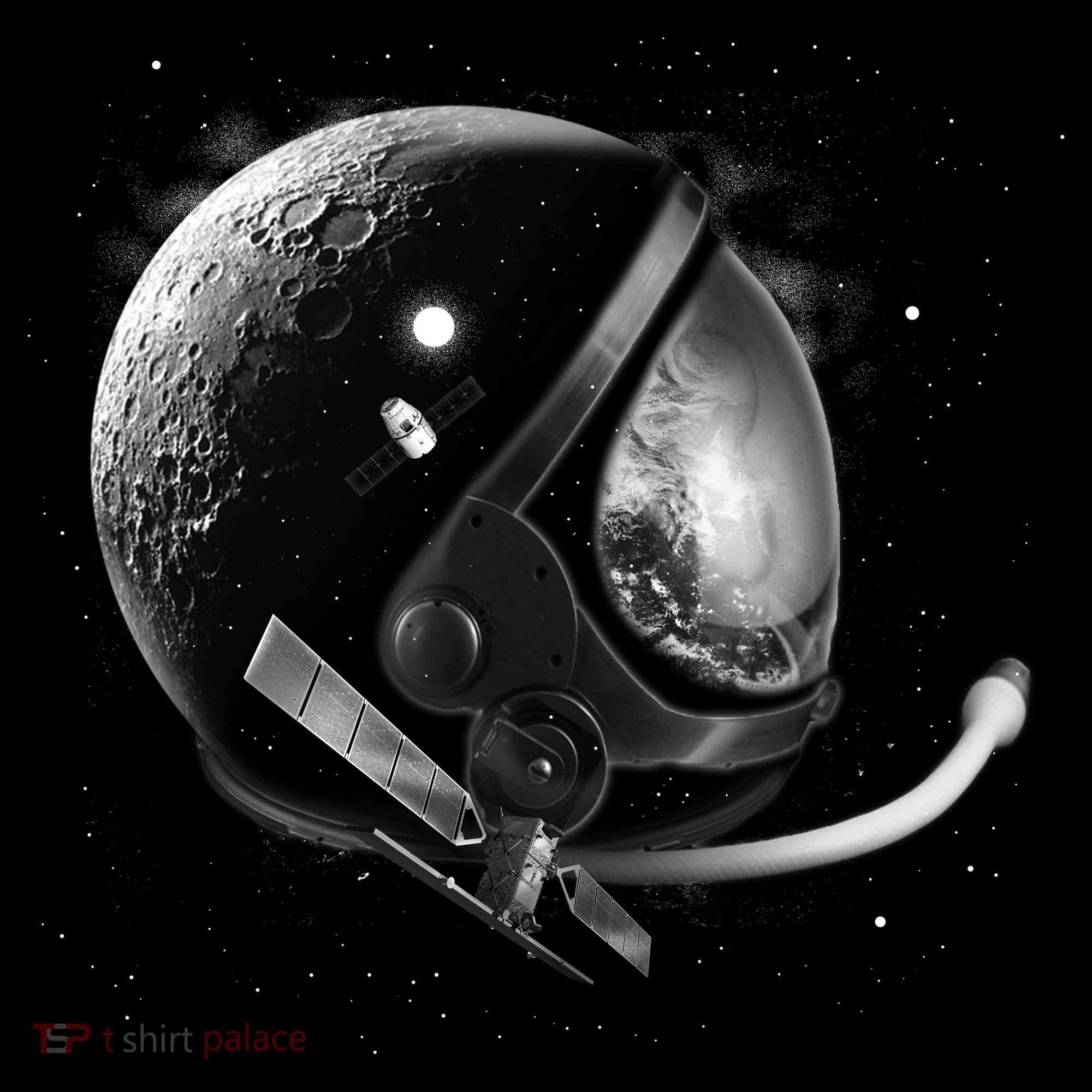 Astronaut Moon Helmet Coffee Mug