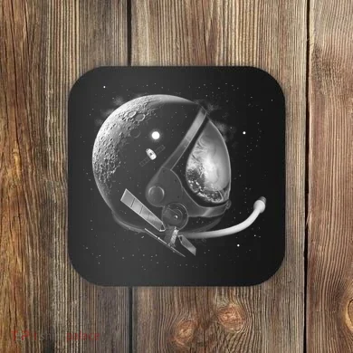 Astronaut Moon Helmet Coaster