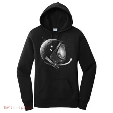 Astronaut Moon Helmet Women's Hoodie