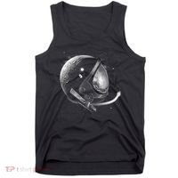 Astronaut Moon Helmet Tank Top thumb 0