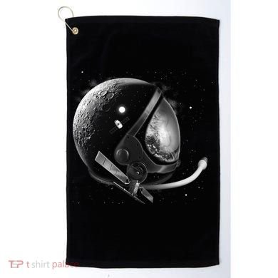 Astronaut Moon Helmet Golf Towel