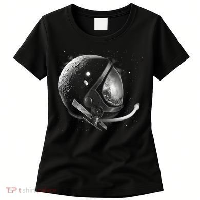 Astronaut Moon Helmet Women's T-Shirt